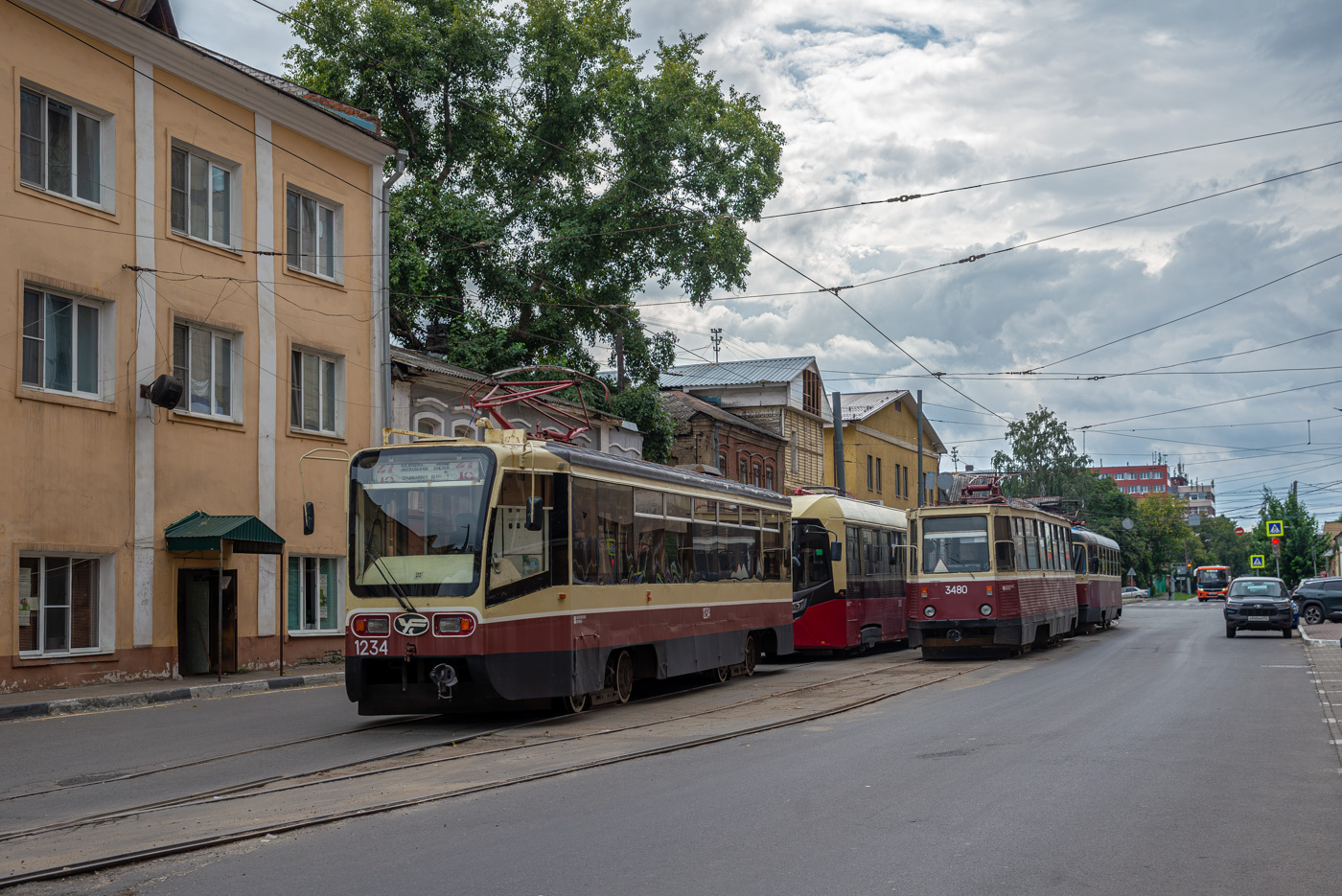 Нижний Новгород, 71-619КТ № 1234; Нижний Новгород, 71-605А № 3480