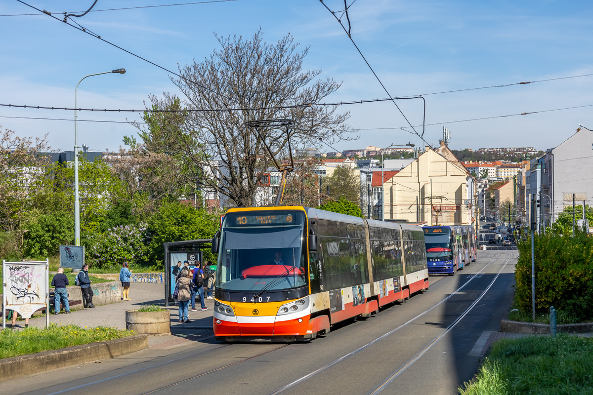 Прага, Škoda 15T6 ForCity Alfa Praha № 9407