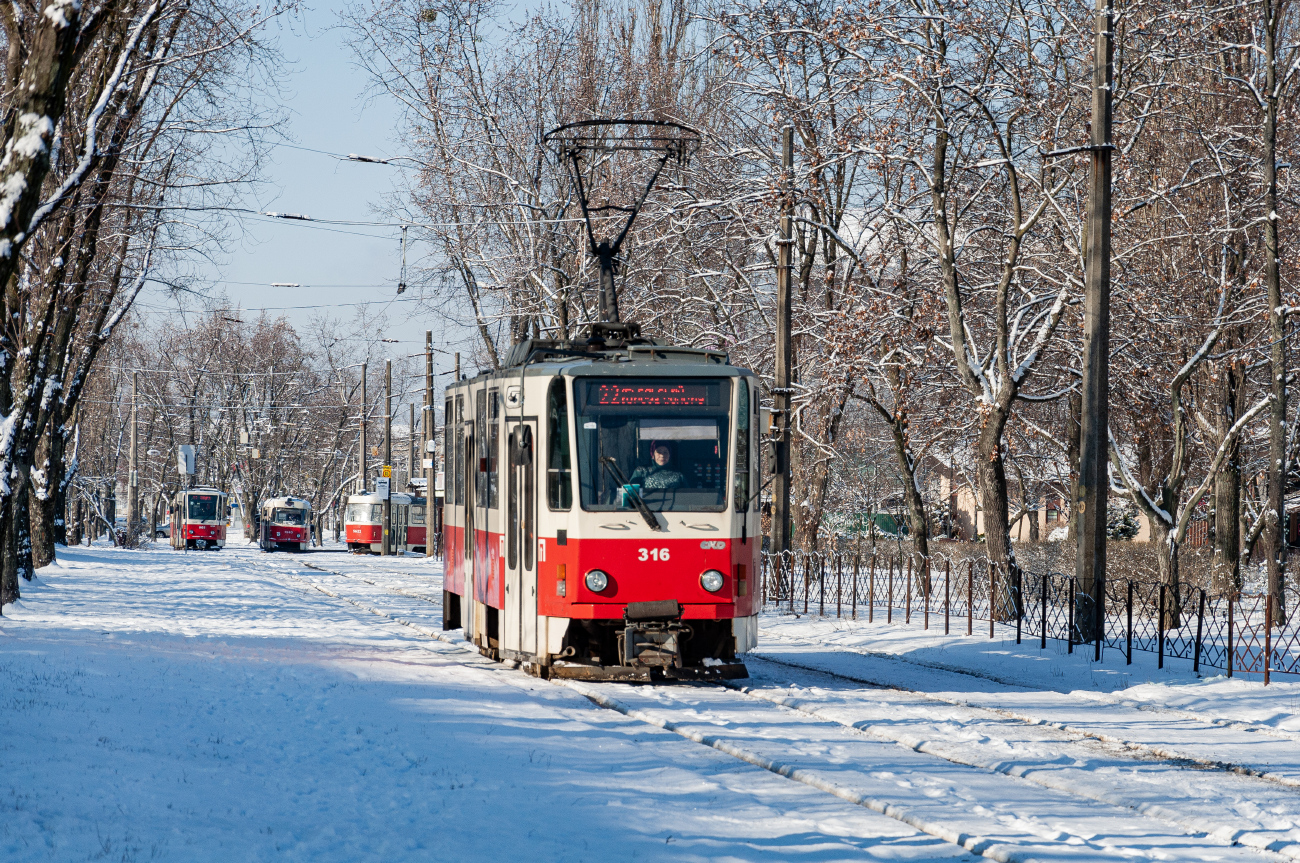Киев, Tatra T6A5 № 316