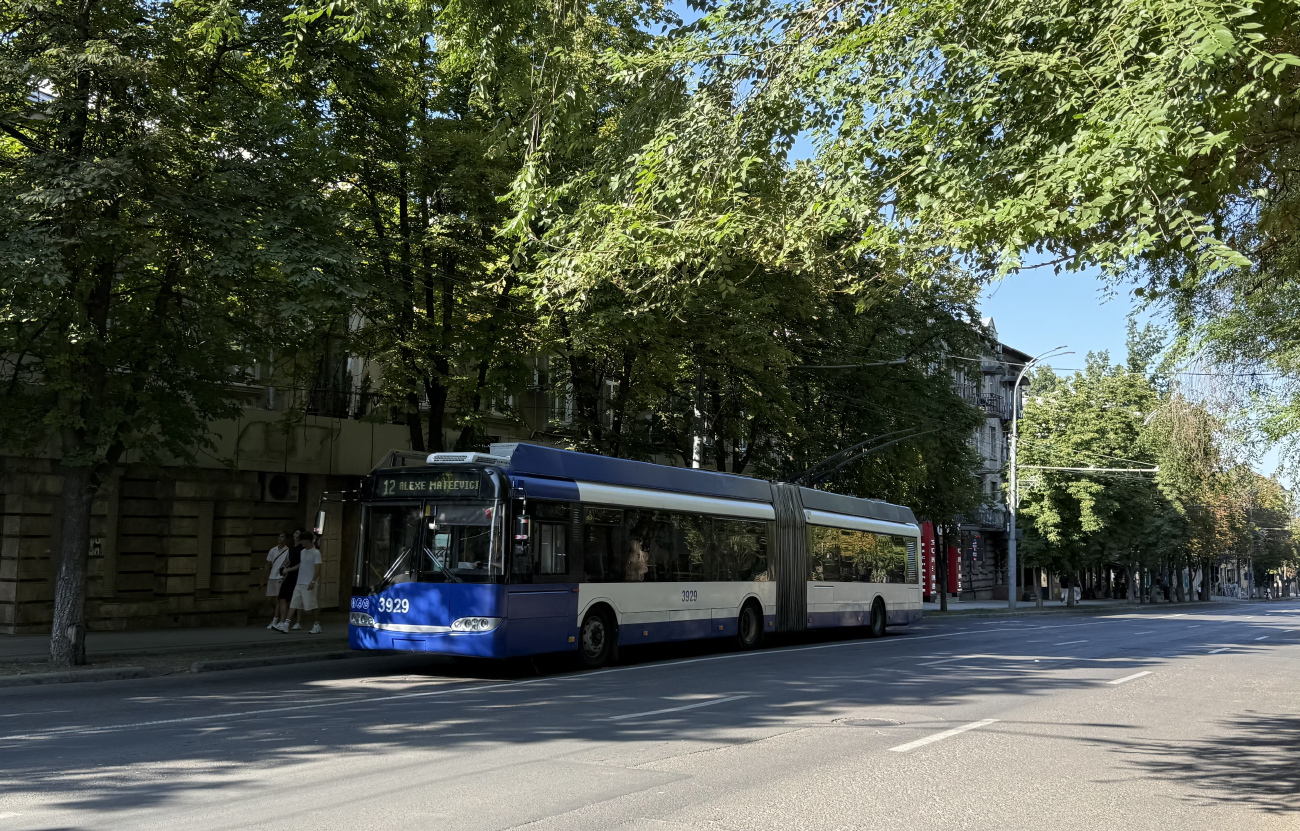 Кишинёв, Solaris Trollino II 18 Ganz № 3929