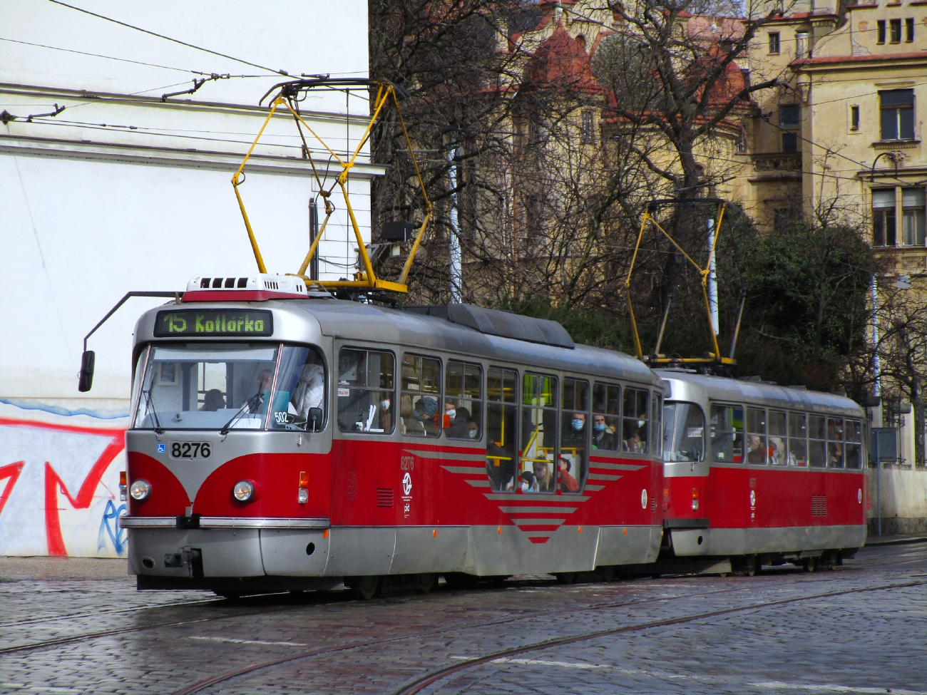 Прага, Tatra T3R.PLF № 8276