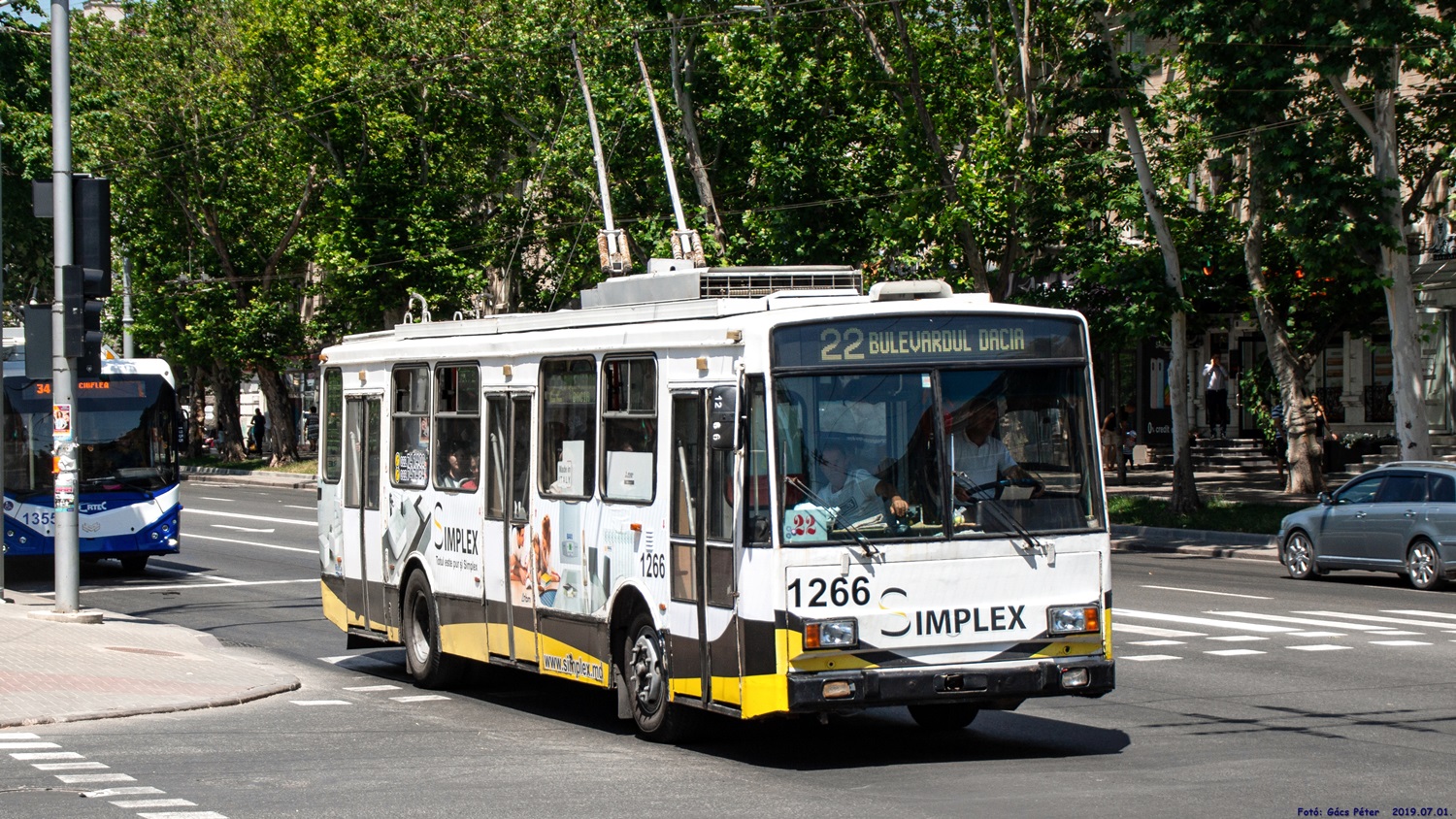 Кишинёв, Škoda 14TrDT/6M № 1266