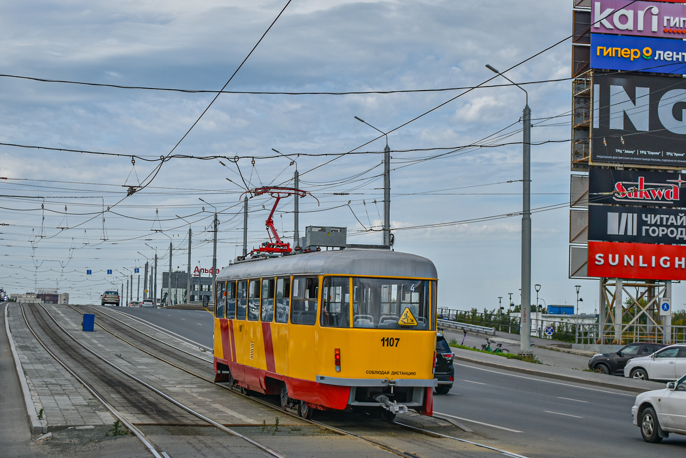 Барнаул, Tatra T3SU КВР Барнаул № 1107