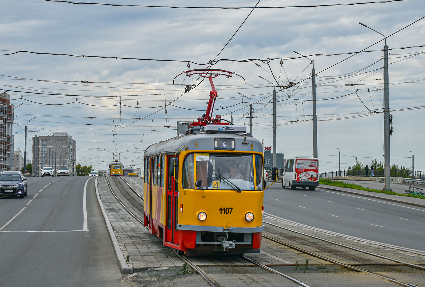 Барнаул, Tatra T3SU КВР Барнаул № 1107