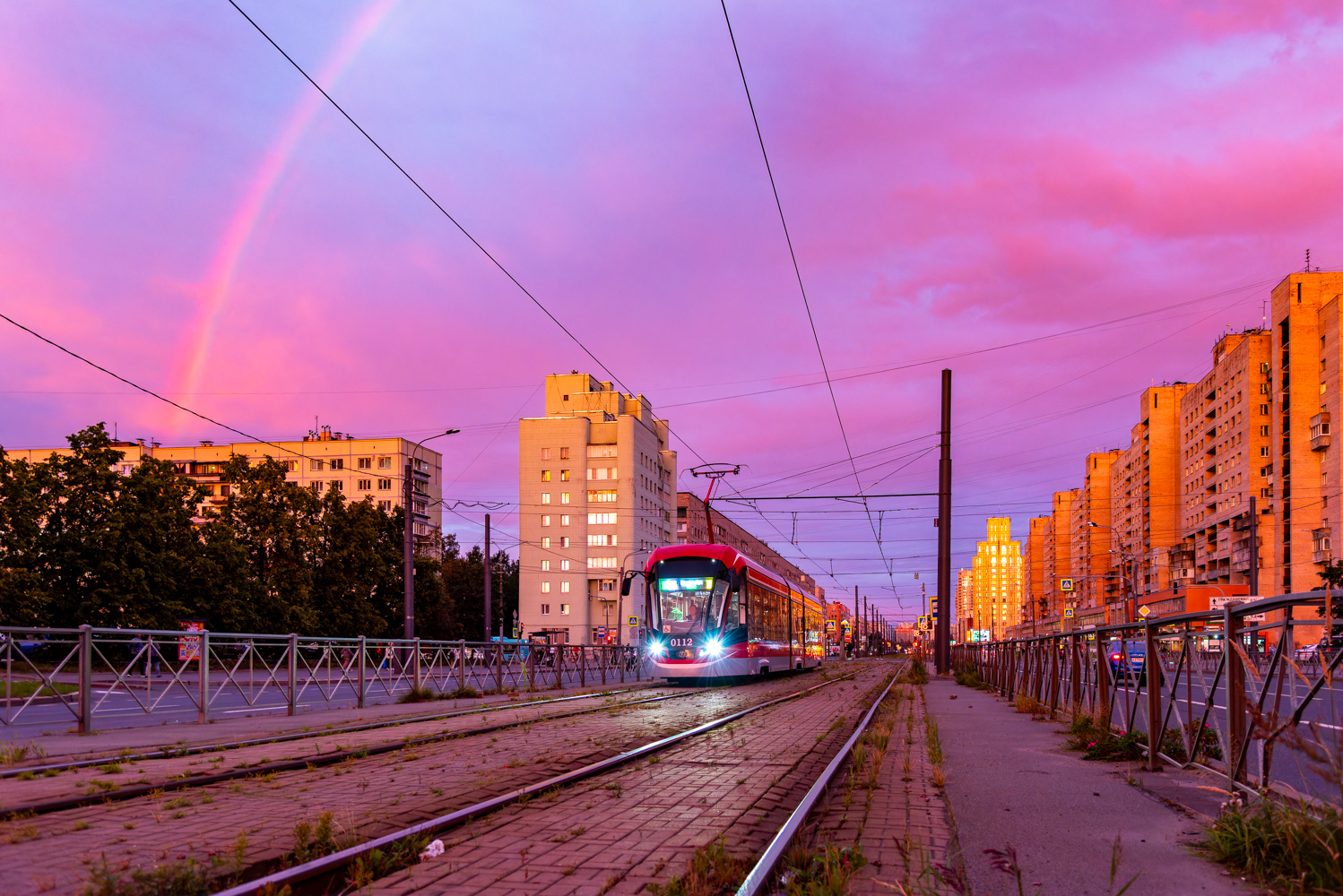 Санкт-Петербург, 71-931М «Витязь-М» № 0112; Санкт-Петербург — Трамвайные линии и инфраструктура