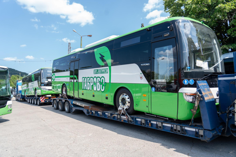 Габрово, Yutong ICe12 № EA 9247 AB; Габрово — Поставка новых электробусов Yutong ICe12 — 08.08.2025