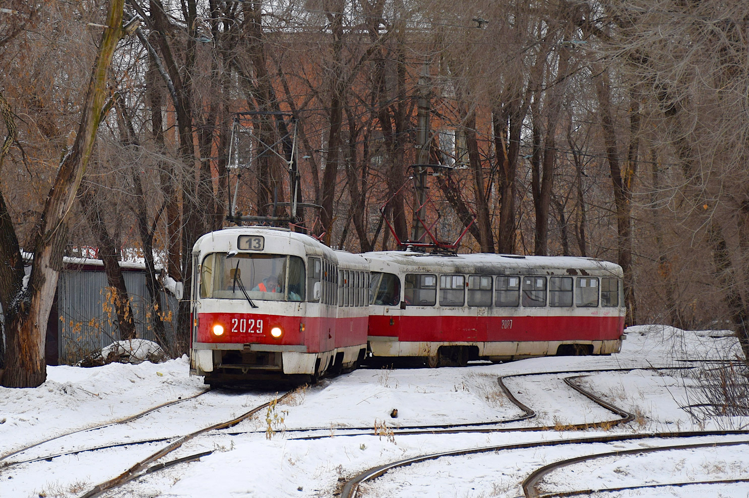 Самара, Tatra T3SU (двухдверная) № 2029