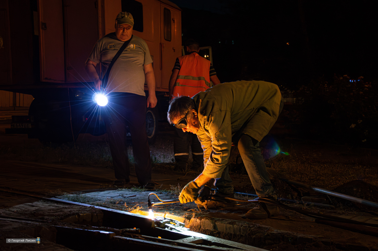 Донецк — Miscellaneous tram photos; Донецк — Track reconstructions and repairings; Донецк — Tram Lines Operated by Depot 4 Донецк — Miscellaneous tram photos; Донецк — Track reconstructions and repairings; Донецк — Tram Lines Operated by Depot 4