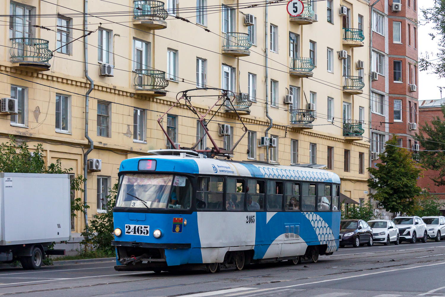 Волгоград, Tatra T3SU (двухдверная) № 2465