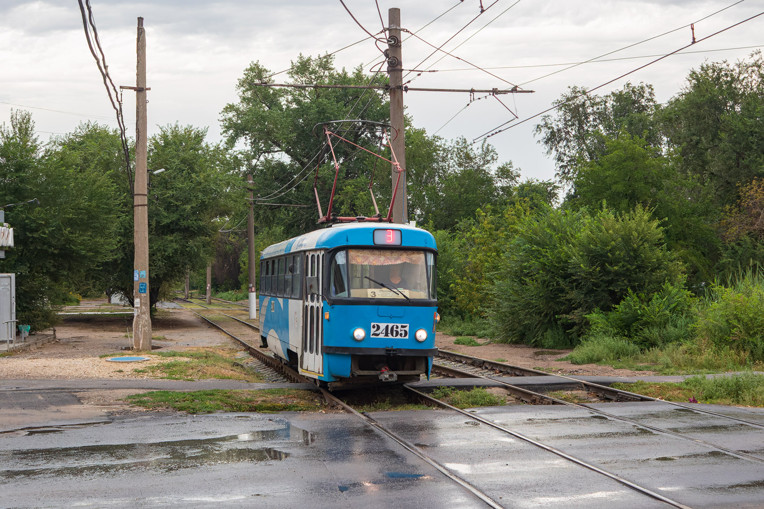Волгоград, Tatra T3SU (двухдверная) № 2465