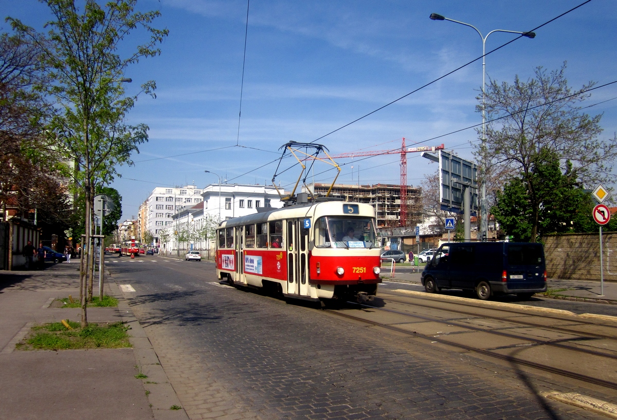 Прага, Tatra T3SUCS № 7251