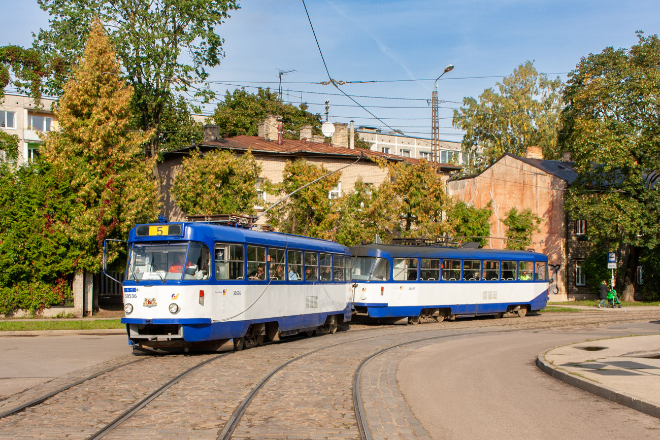 Рига, Tatra T3A № 30536