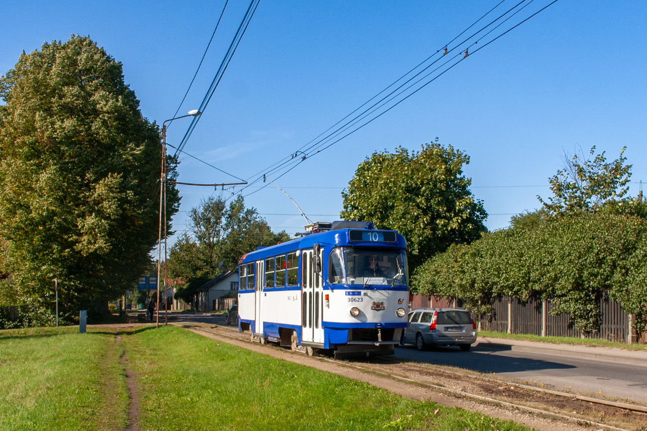Riga, Tatra T3A Br. 30623