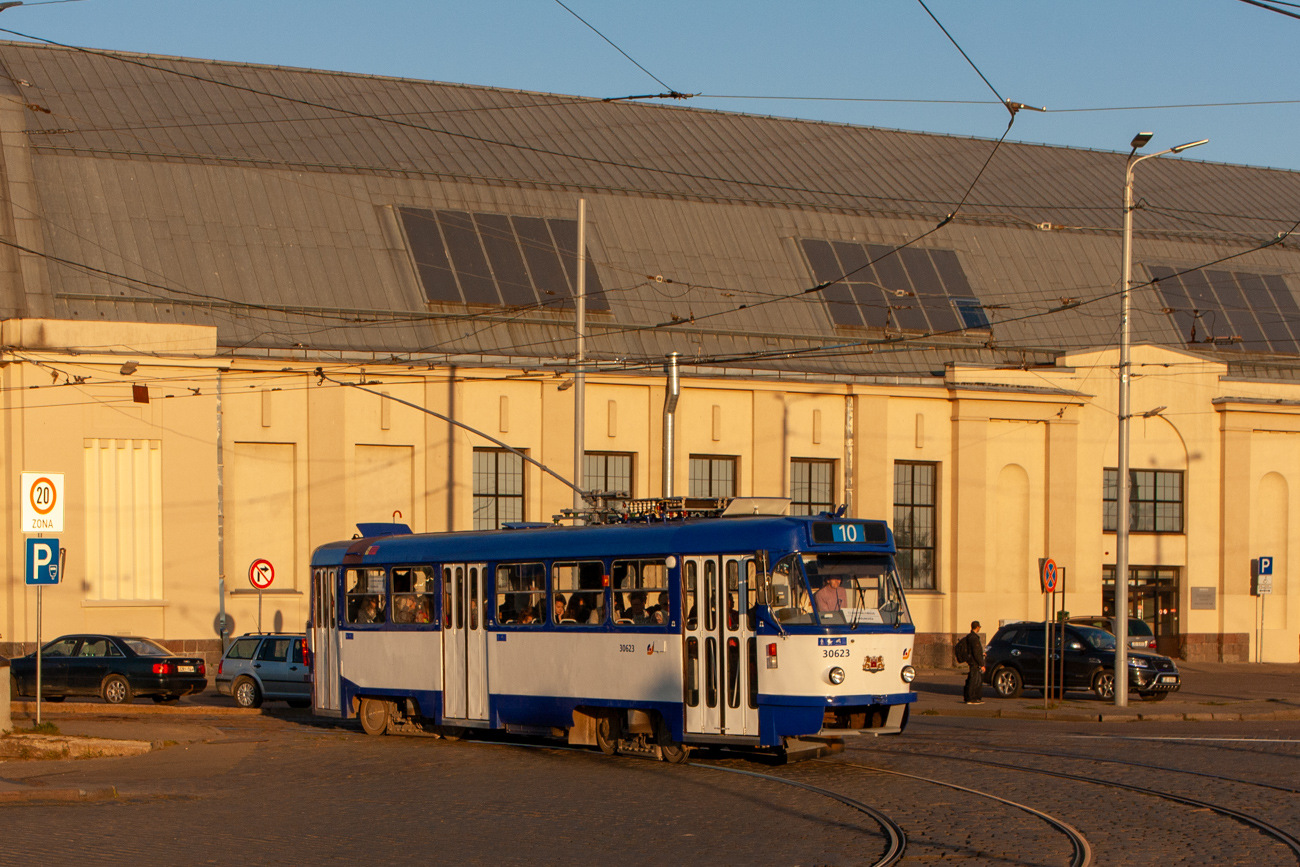 Riga, Tatra T3A Br. 30623