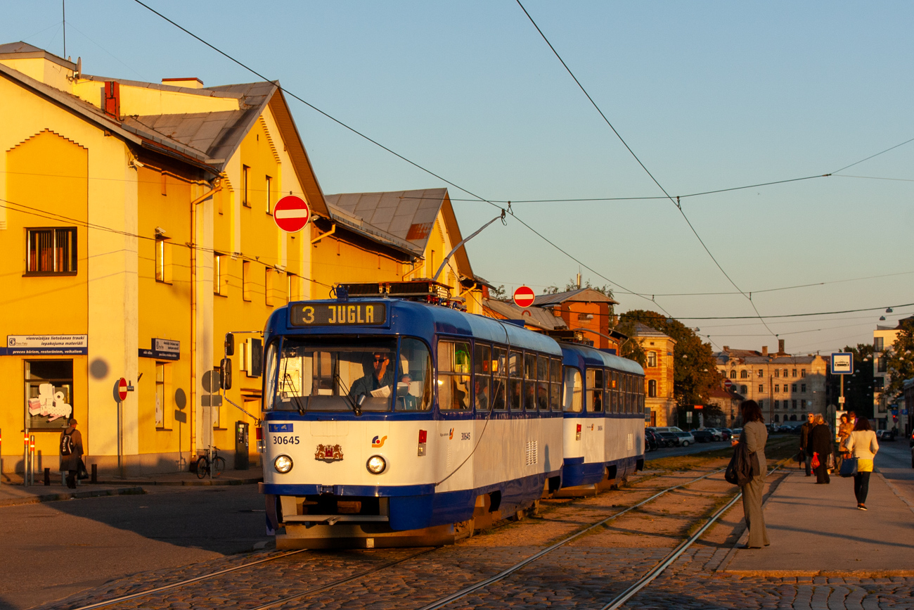 Рига, Tatra T3A № 30645