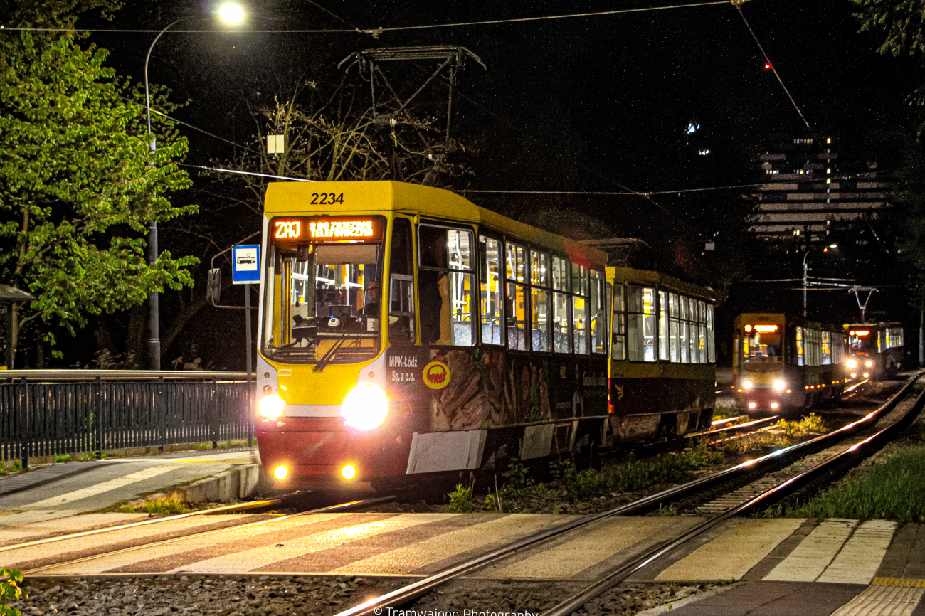 Лодзь, Konstal 805NaND № 2234