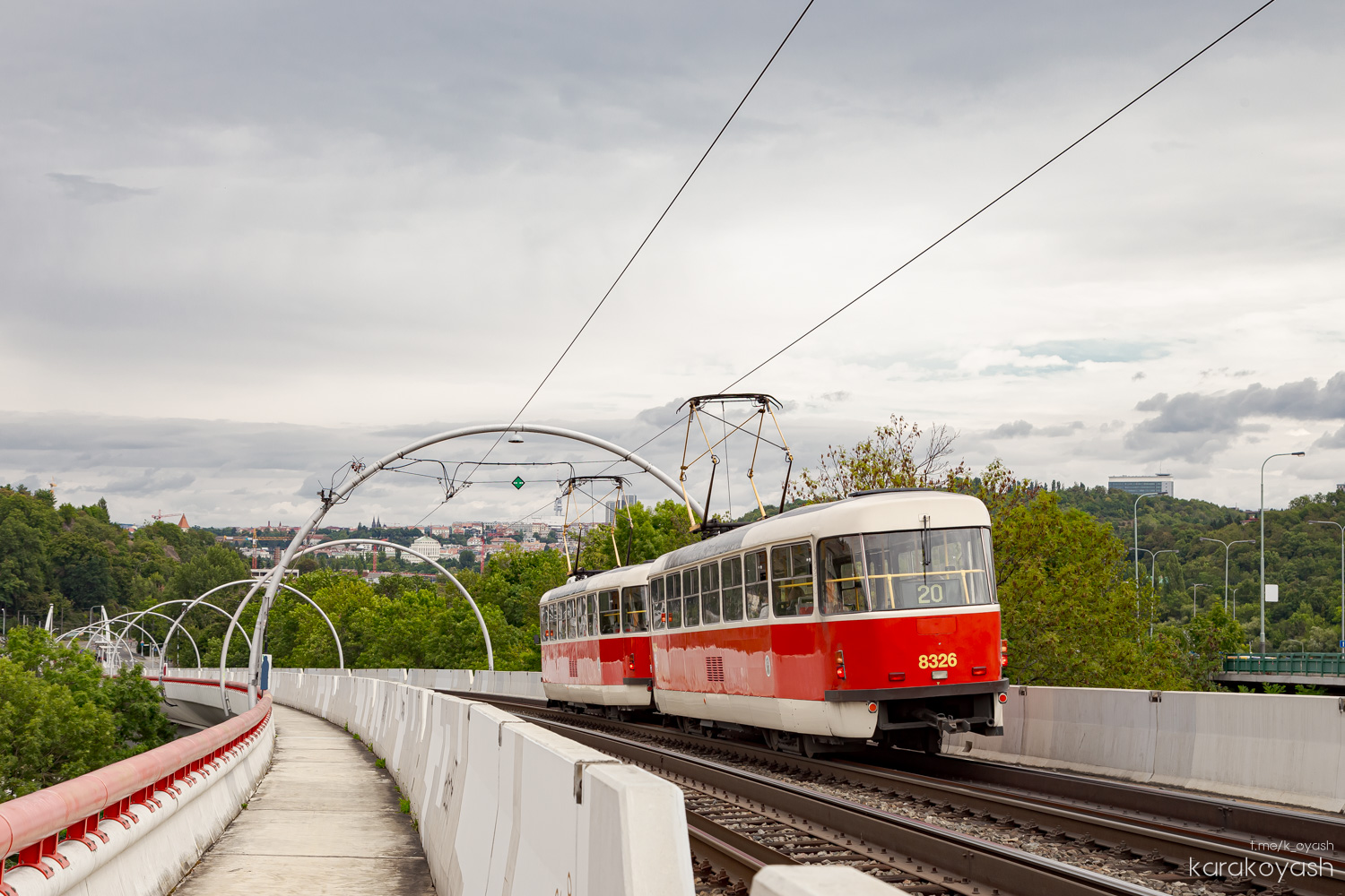 Прага, Tatra T3R.P № 8326