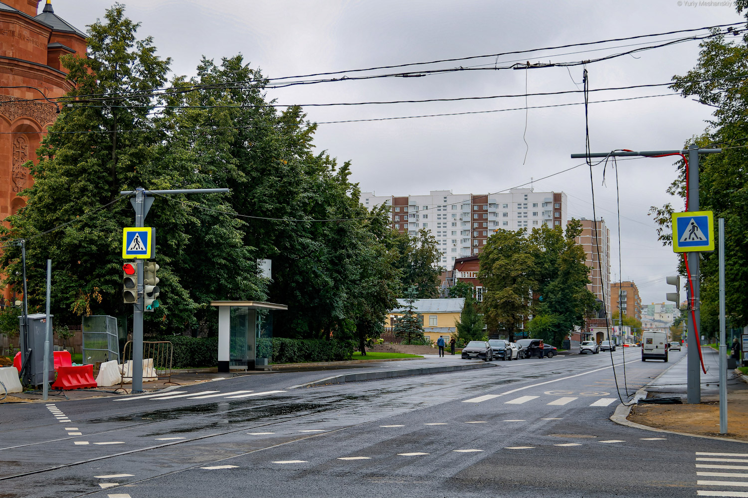 Moskwa — Rebuild of the tram line along Trifonovskaya Street & Gilyarovskogo Street to Rijskaya Square; Moskwa — Stops, platforms, waiting pavilions at stops; Moskwa — Trаm lines: Central Administrative District