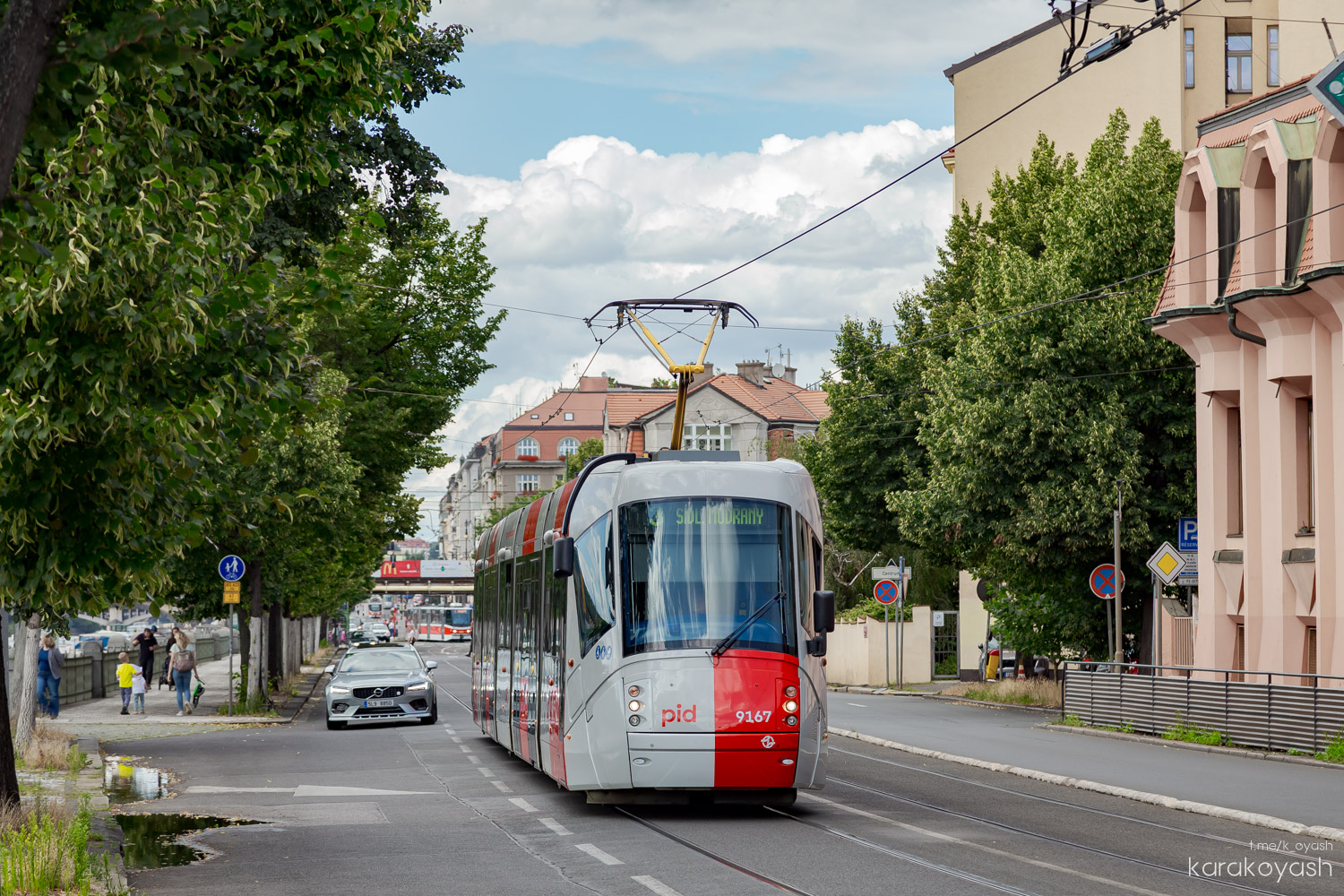 Prague, Škoda 14T Elektra № 9167
