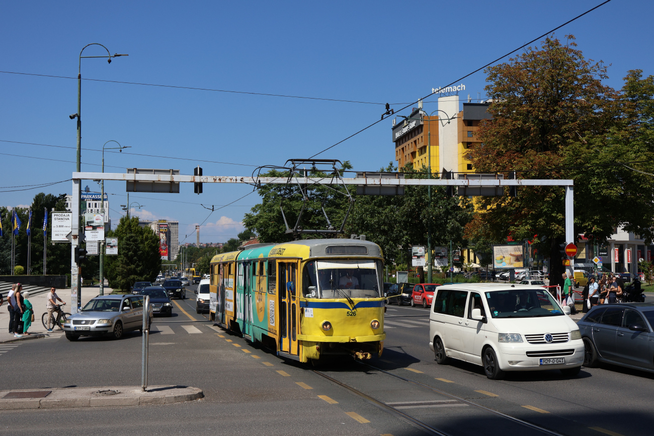 Сараево, Tatra K2YU № 526