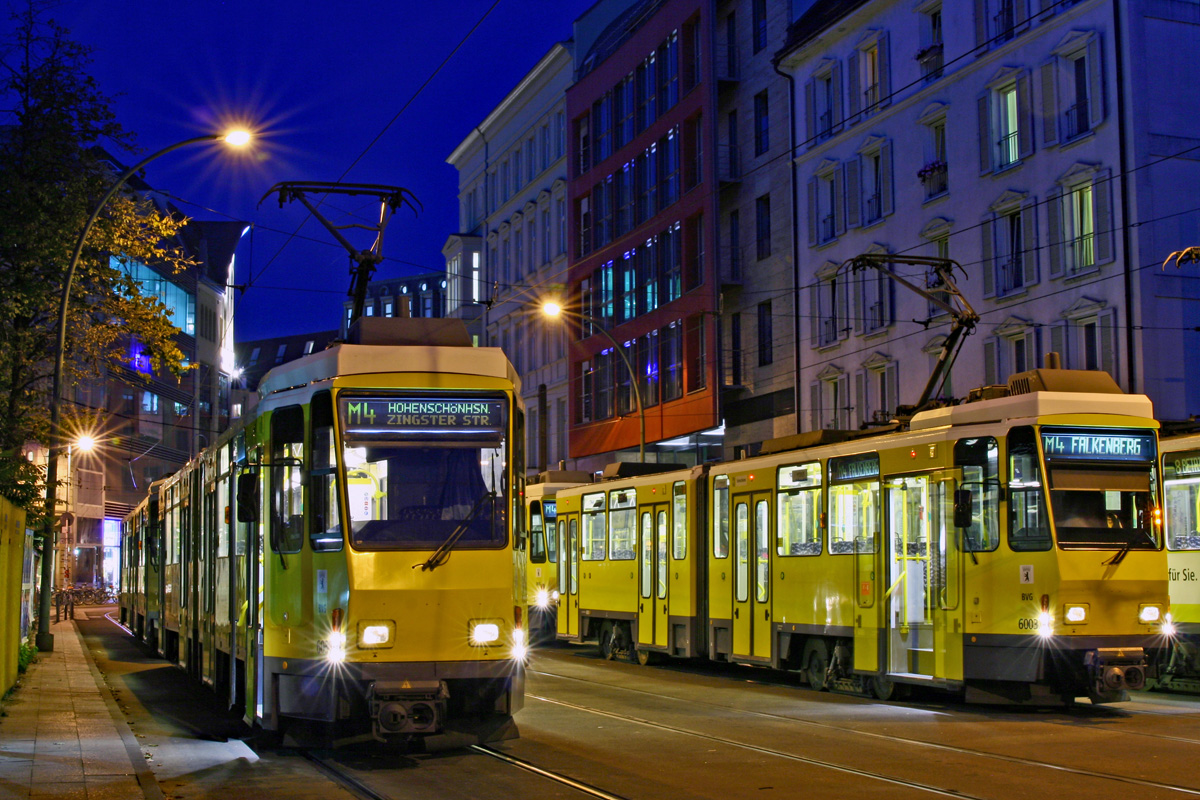 Берлин, Tatra KT4DM № 6055; Берлин, Tatra KT4DM № 6003