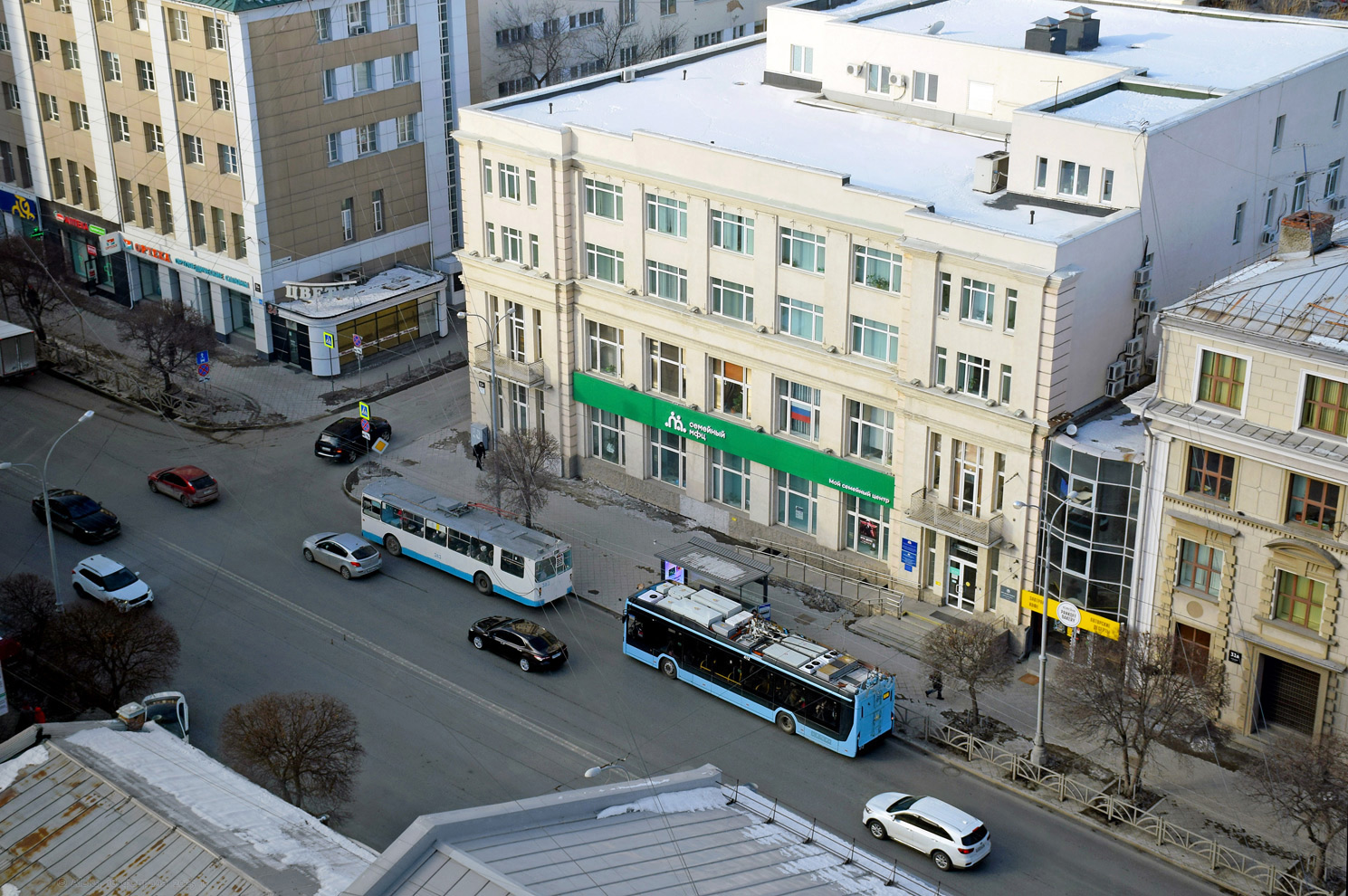 Iekaterinbourg, ZiU-682G-016 (012) N°. 383; Iekaterinbourg, BKM 32100D «Olgerd» N°. 412; Iekaterinbourg — Trolleybus lines Iekaterinbourg, ZiU-682G-016 (012) N°. 383; Iekaterinbourg, BKM 32100D «Olgerd» N°. 412; Iekaterinbourg — Trolleybus lines