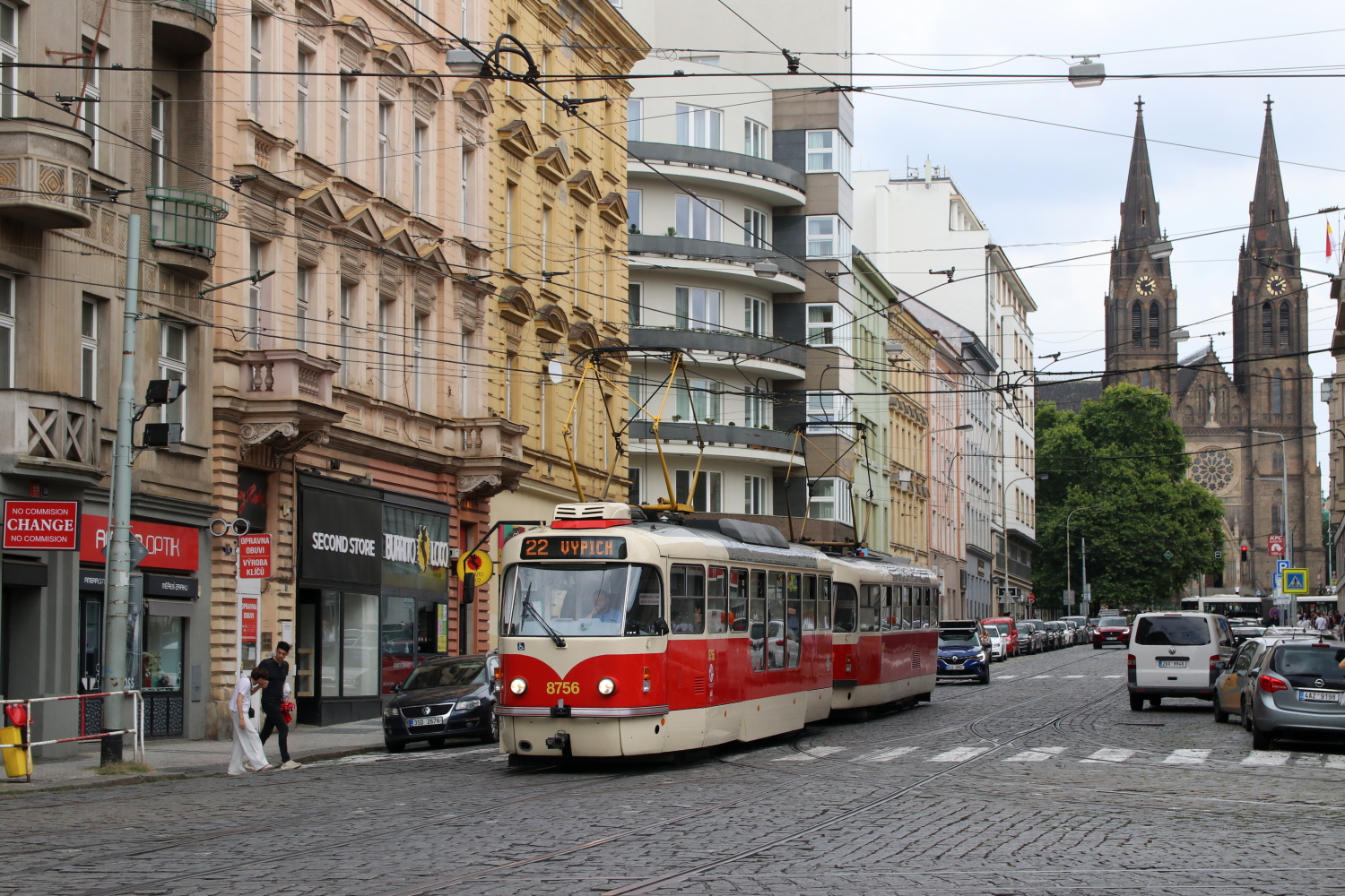 Прага, Tatra T3R.PLF № 8756