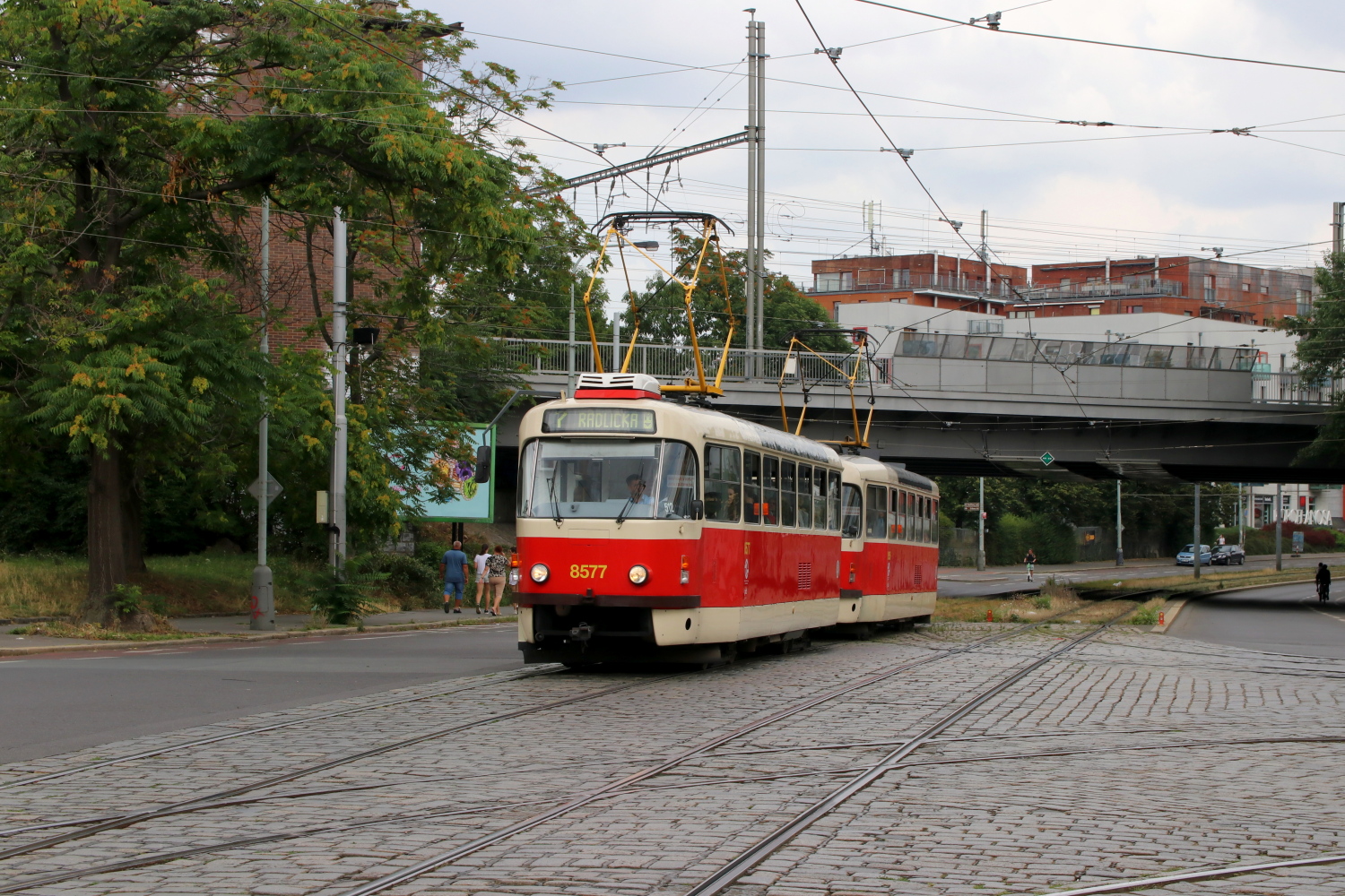 Прага, Tatra T3R.P № 8577
