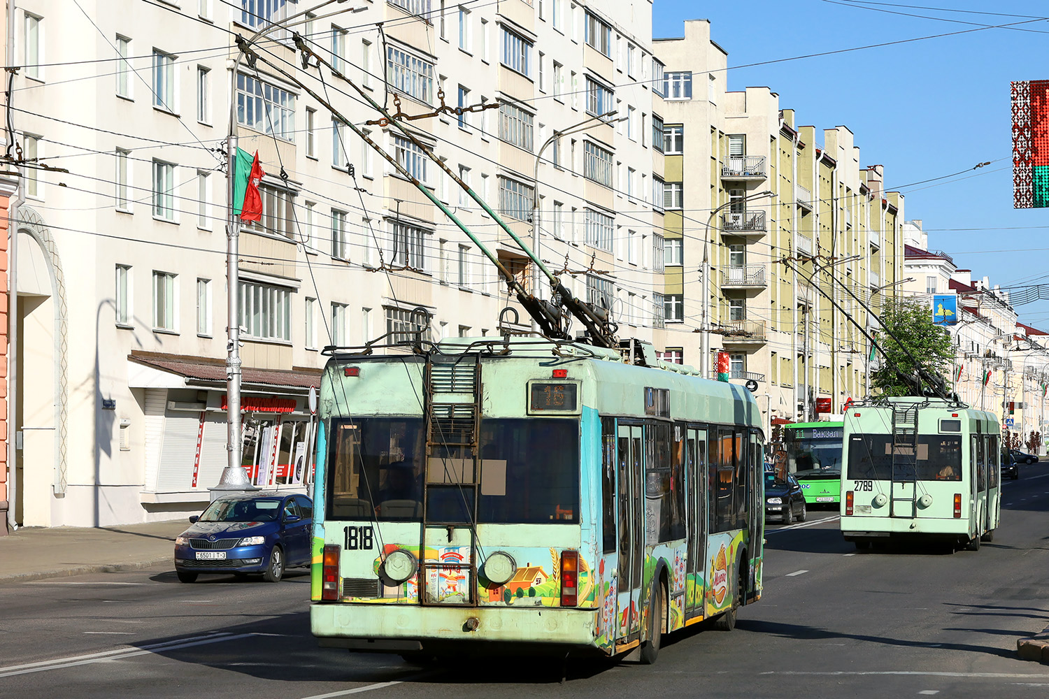 Гомель, БКМ 321 № 1818 Гомель, БКМ 321 № 1818