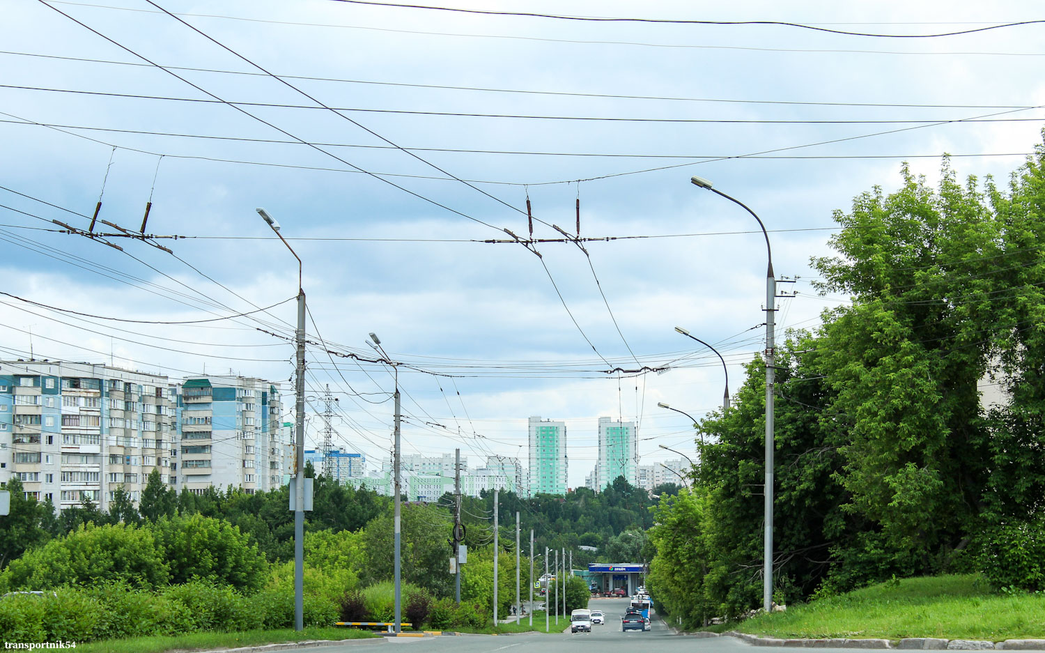 Новосибирск — Путевое хозяйство и контактная сеть; Новосибирск — Троллейбусные линии и конечные