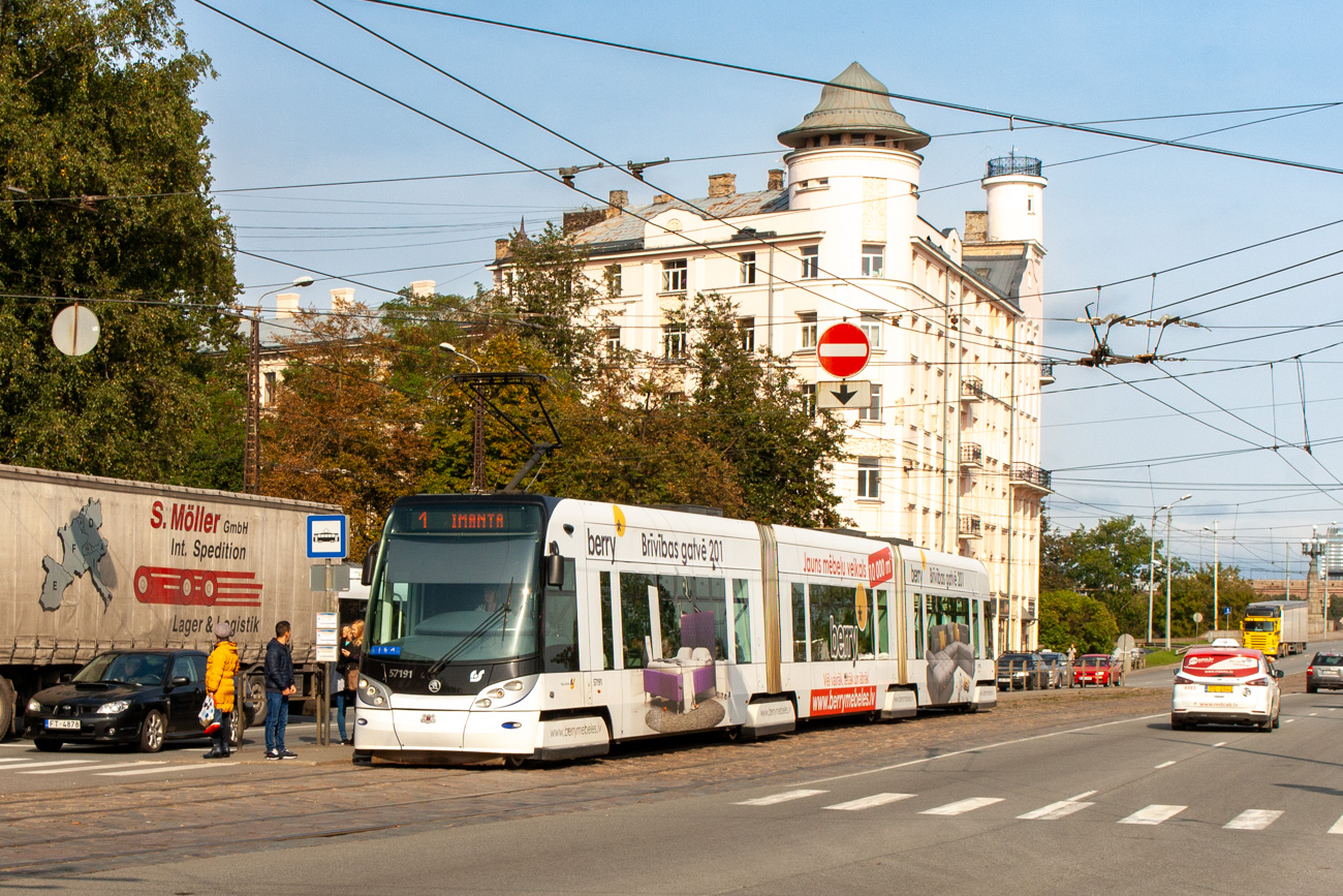 Рига, Škoda 15T ForCity Alfa Riga № 57191