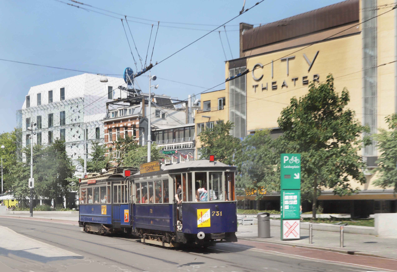 Амстердам, Двухосный прицепной Werkspoor № 731 Амстердам, Двухосный прицепной Werkspoor № 731