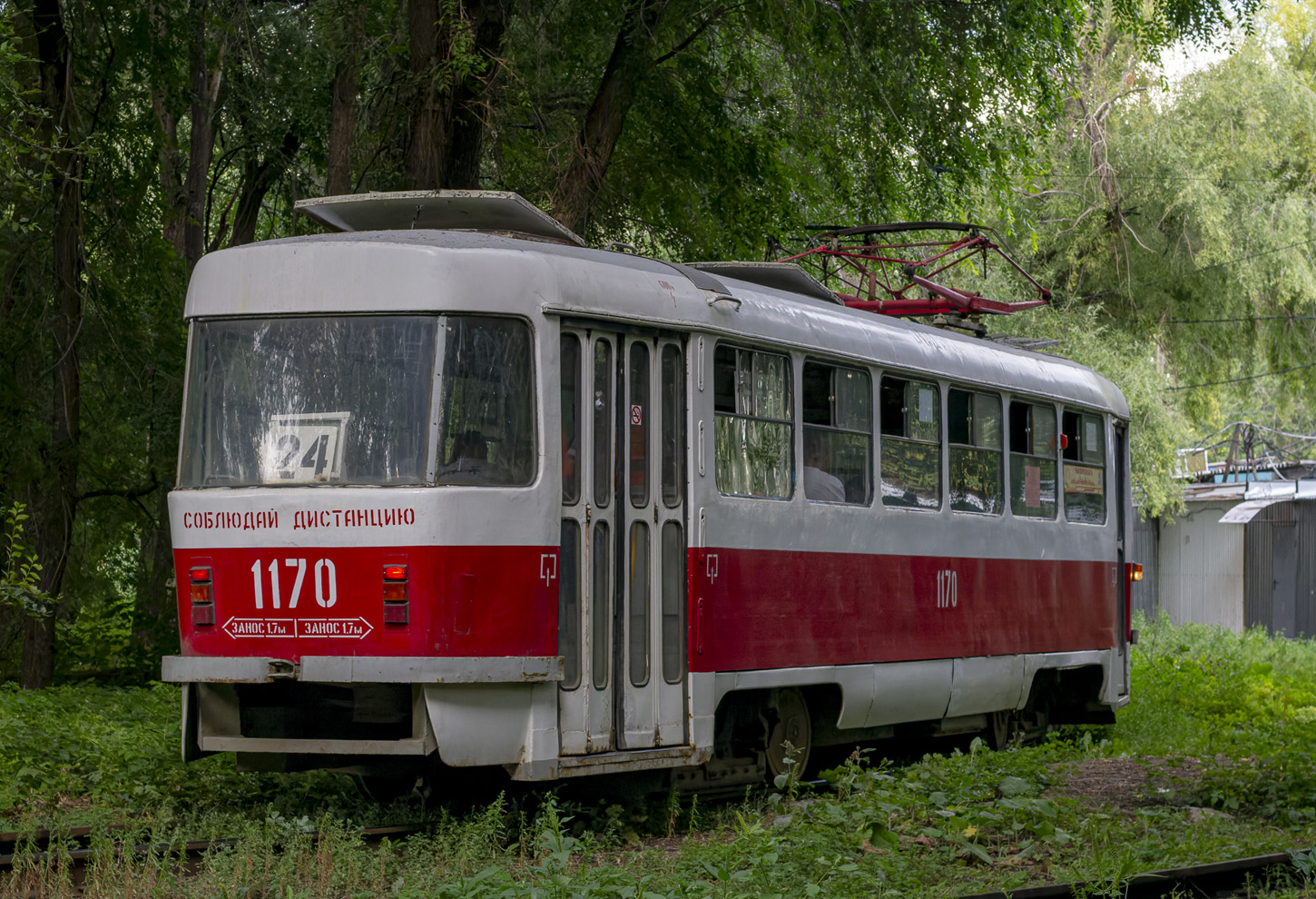 Самара, Tatra T3SU (двухдверная) № 1170