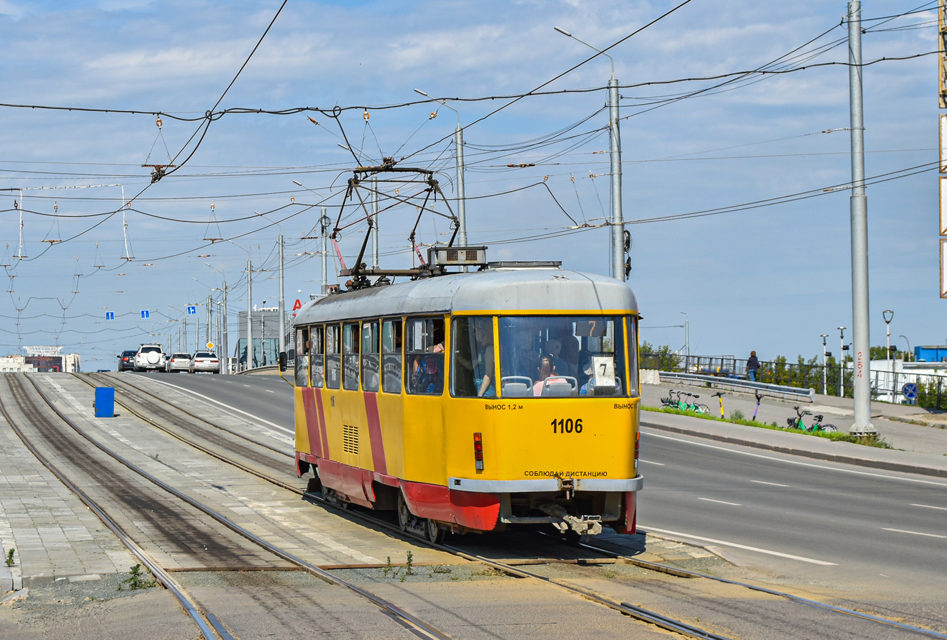 Барнаул, Tatra T3SU КВР Барнаул № 1106