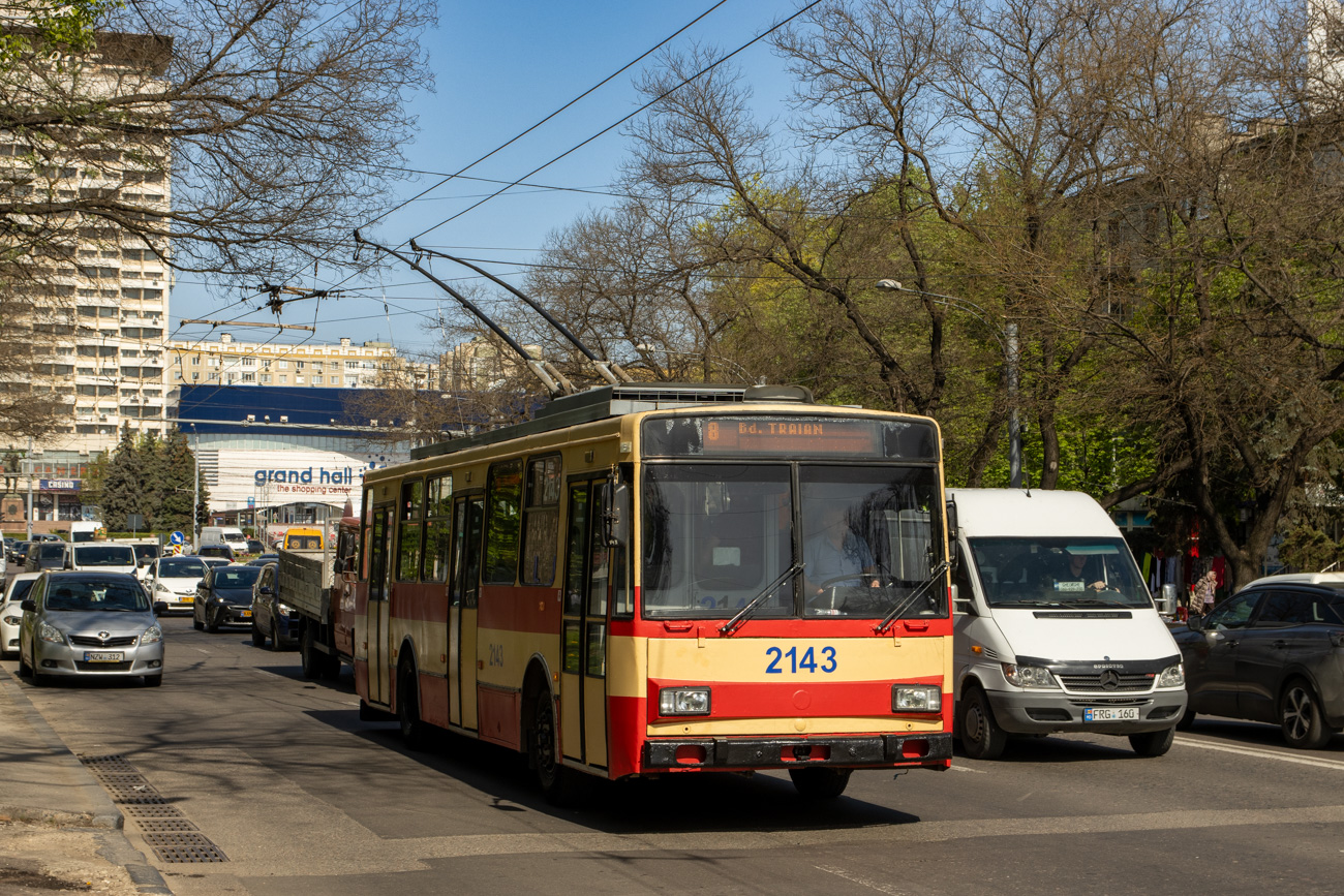 Кишинёв, Škoda 14TrDT/6M № 2143