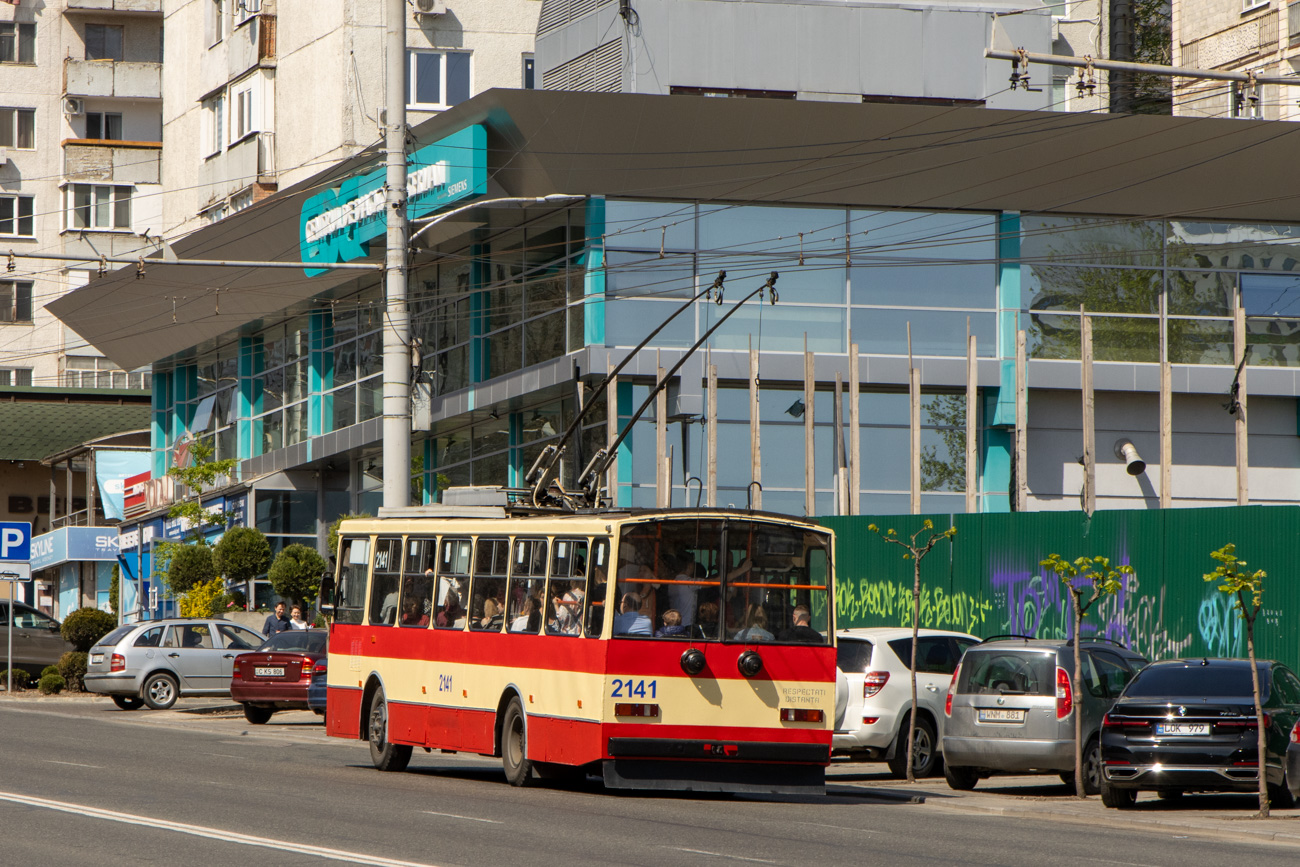 Кишинёв, Škoda 14TrDT/6M № 2141