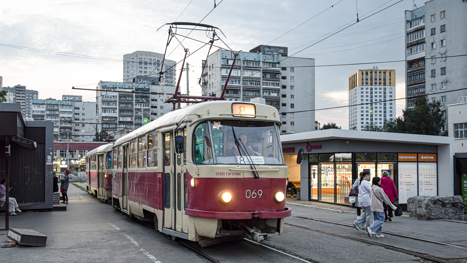 Екатеринбург, Tatra T3SU (двухдверная) № 069