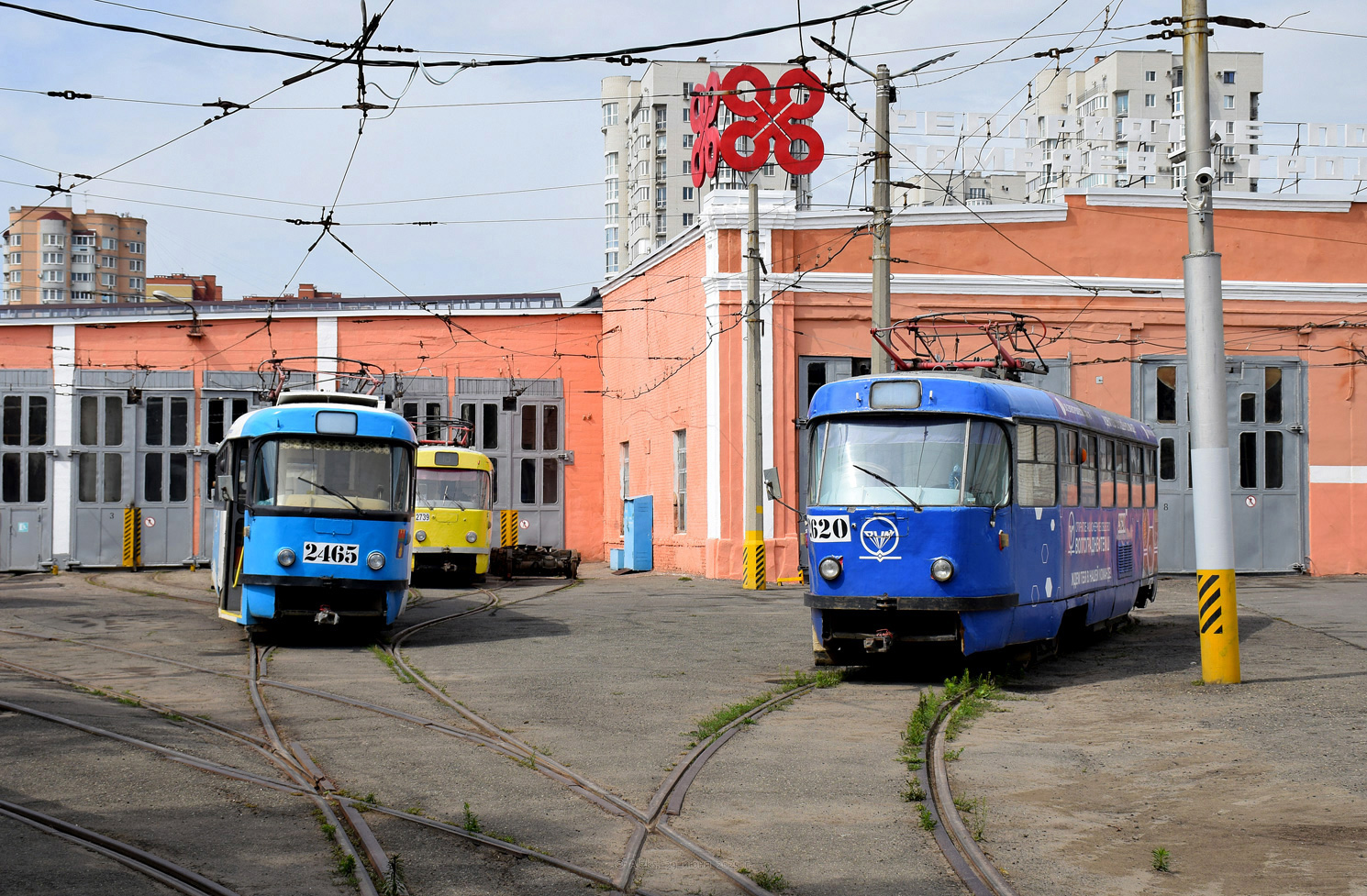 Волгоград, Tatra T3SU (двухдверная) № 2465; Волгоград, Tatra T3SU (двухдверная) № 2620