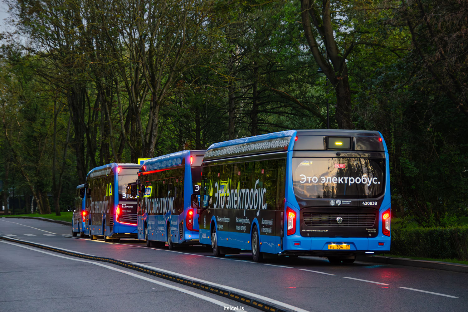 Москва, ЛиАЗ-6274 № 430838; Москва — Празднование 101-летия Московского автобуса