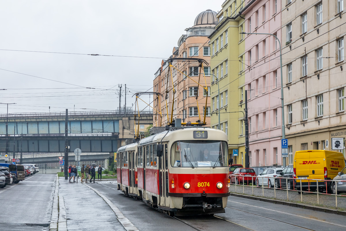 Прага, Tatra T3M2-DVC № 8074 Прага, Tatra T3M2-DVC № 8074