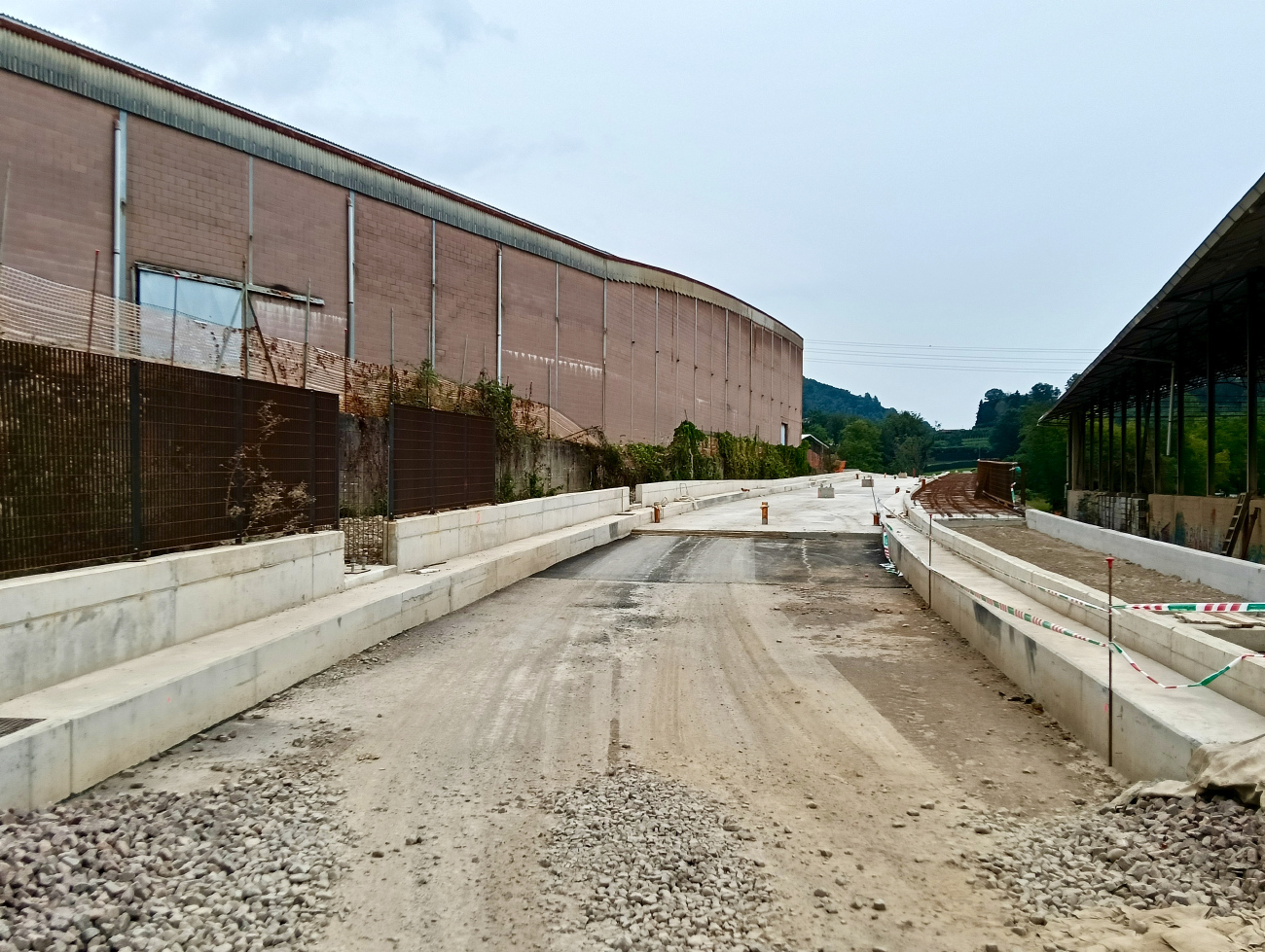 Бергамо — Строительные работы на новой линии T2