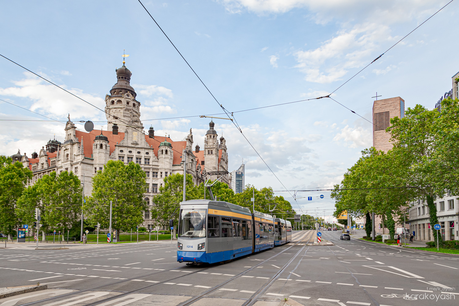 Лейпциг, Leoliner Fahrzeug-Bau Leipzig NGTW6L № 1316