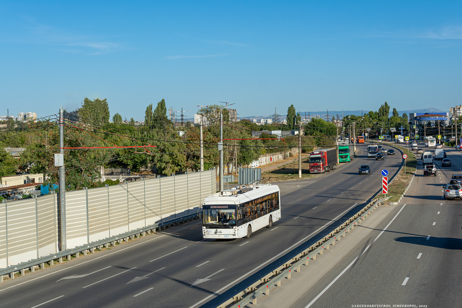 Crimean trolleybus, Trolza-5265.03 “Megapolis” # 2813 Crimean trolleybus, Trolza-5265.03 “Megapolis” # 2813