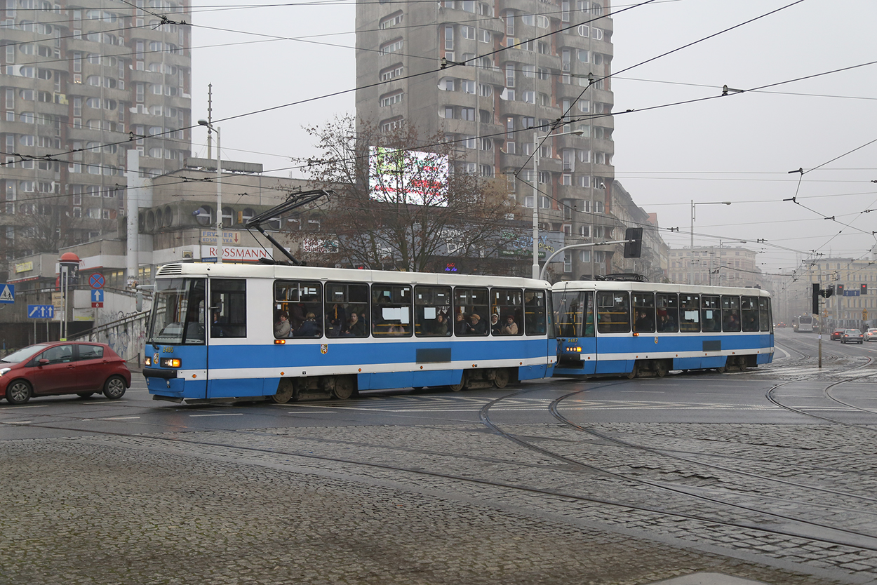 Вроцлав, Konstal 105NWr № 2486