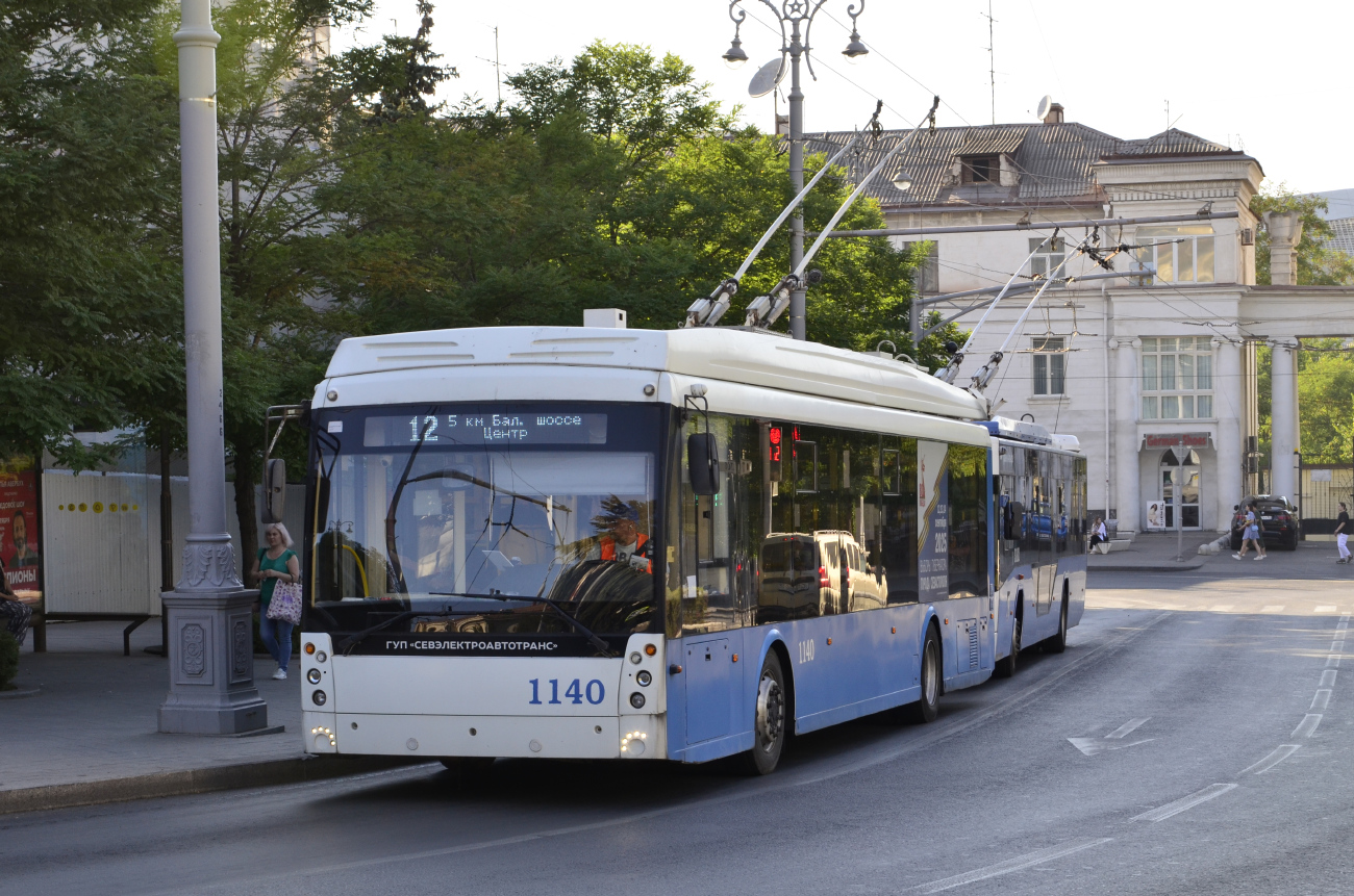 Севастополь, Тролза-5265.02 «Мегаполис» № 1140; Севастополь, ВМЗ-5298.01 «Авангард» № 3102