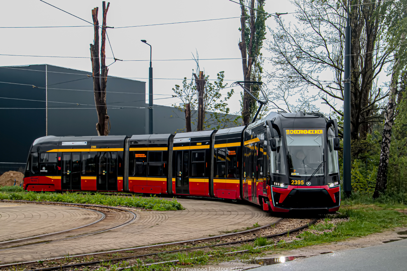 Лодзь, Modertrans Moderus Gamma LF 06 AC № 2395 Лодзь, Modertrans Moderus Gamma LF 06 AC № 2395