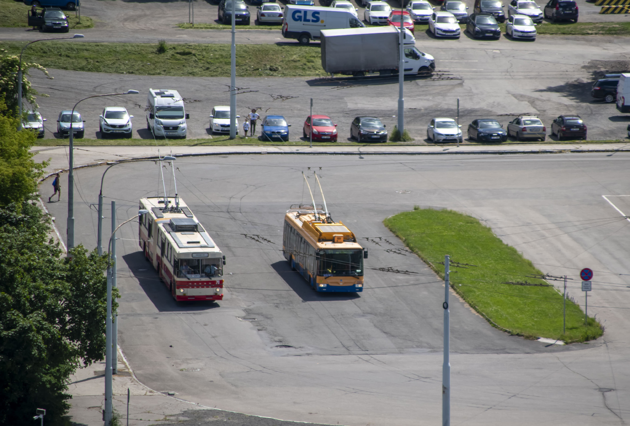 Злин, Škoda Sanos S 200 Tr № 70; Злин, Škoda 30Tr SOR № 223