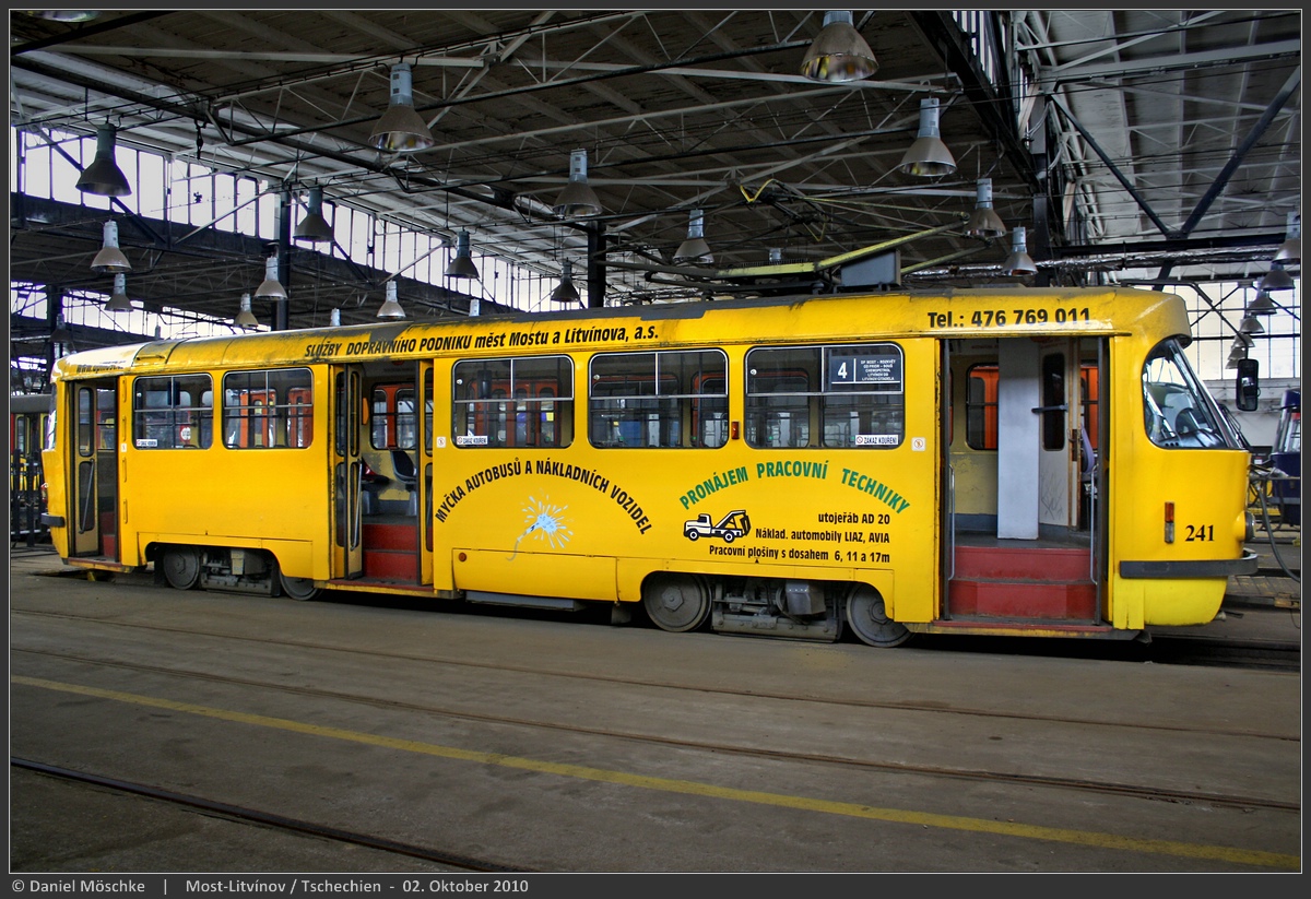 Мост ― Литвинов, Tatra T3M.3 № 241