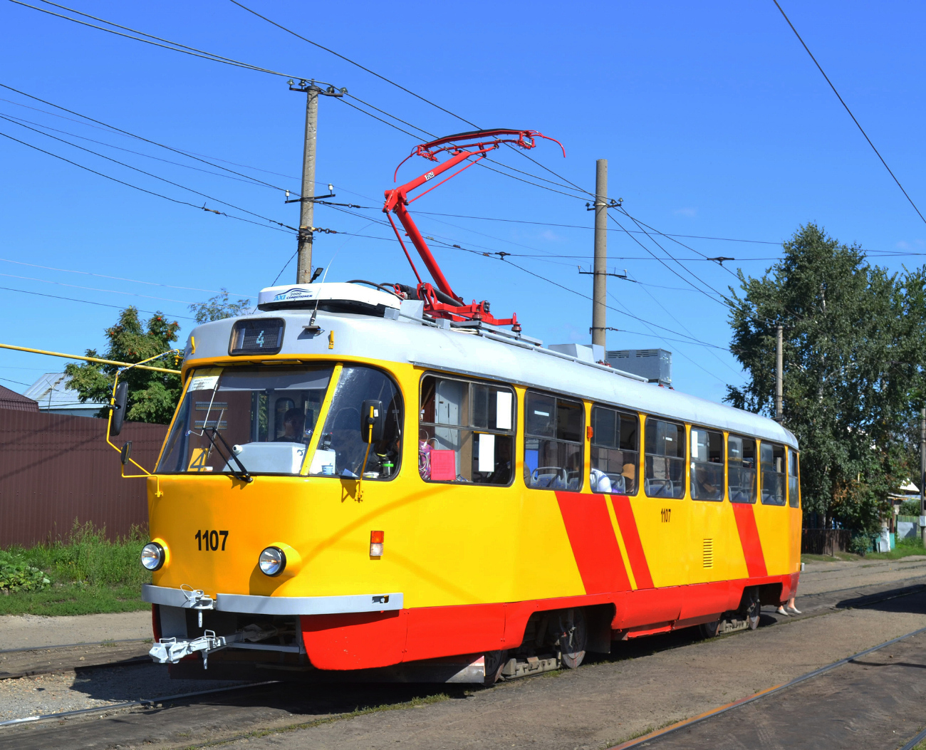 Барнаул, Tatra T3SU КВР Барнаул № 1107