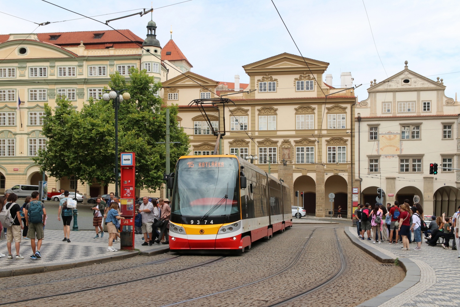 Прага, Škoda 15T5 ForCity Alfa Praha № 9374